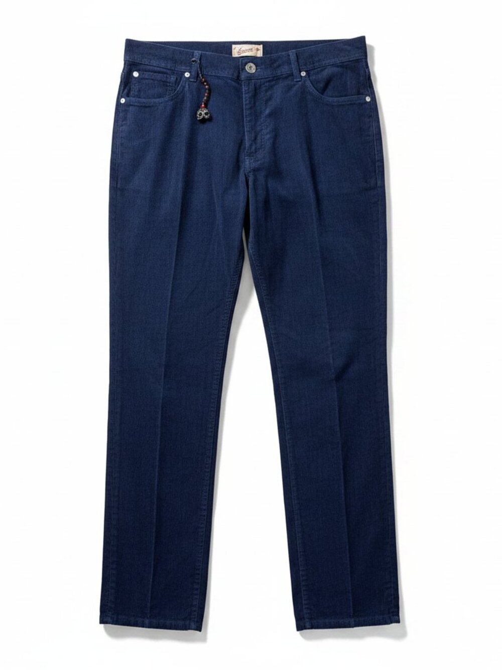 NEW MARCO PESCAROLO Mens Nerano Corduroy Pants Size US 35/FR 52 Navy Blue